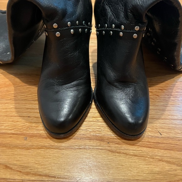 Michael Kors Knee High leather boots studded - Picture 6 of 11